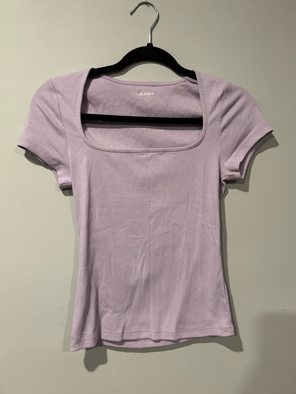 💕3/$25💕 Old Navy Square Neck Ribbed Tshirt - Picture 4 of 5